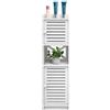 HUOLE Mobiletto bagno, mobiletto per WC, mobiletto per WC, portaoggetti per bagno, cassetto, vano, salvaspazio, piccoli spazi,organizzatore domestico per ufficio, soggiorno, cucina, ingresso, 22*20*75cm