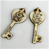 DLM Bomboniere DLM26486 (Kit 12 Pezzi) Calamita Chiave Portafortuna in Legno con Gufo Gufetto per Laurea bomboniera