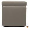 ARKETICOM Pouf Contenitore Ecopelle poggiapiedi Talpa 42x42