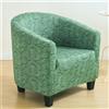 Hearda Copripoltrona 1 Posto, Colore Caramella Unito Copripoltrona, Elastico Copri Poltrona con Braccioli, Antiscivolo Cocktail Copri Poltrona, per Bar Soggiorno Camera da Letto (Verde)