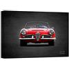 DìMò ART Quadro Stampa su Tela con Telaio in Legno Rogan, Mark Alfa Giulia 1600 Spider 1964 Misura 40x30 CM