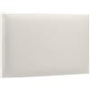 murando - Testiera Letto Singolo Imbottita - Rettangolo - Ecopelle - 40x50 cm 1 Pezzo - Pannelli Decorativi per Pareti - Pannello Imbottito per Camera da Letto - Resistente alle Macchie - Crema