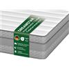DREAMSTAR Comfort Materasso a molle insacchettate, ergonomico a 7 zone, altezza 18 cm, grado di durezza 3 (H3), 90 x 200 cm