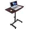 Tatkraft Salute Scrivania per Computer Scrivania Ufficio Porta PC Tavolino per PC in Legno e Acciaio con 4 Ruote Piroettanti per Casa Ufficio