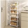 Generic Carrello da cucina multiuso con ruote, mobili stretti mobili per carrello ausiliario da cucina