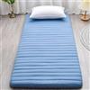 Generic Materasso singolo arrotolabile sottile e portatile in stile giapponese da 5 cm per divano, campeggio, dormitorio, viaggio, casa