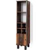 Vicco Mobiletto bagno Fynn, Rovere rustico, 30 x 130.6 cm porta piccola, per riporre accessori da bagno e come complemento a Fynn