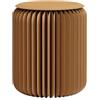 BOLGTO Sgabello pieghevole BOLGTO, rotondo 2 in 1, tavolino moderno, carta kraft, multifunzione, per scuola, soggiorno, decorazione