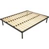 Win Bed UNICA D.S. 160x190 - Rete matrimoniale con doghe in legno strette, ideale per chi cerca un supporto più distribuito, silenzioso e duraturo nel tempo