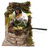 Joy Christmas Pastore per Presepe in Movimento 14 cm x 9 cm Donna Che Cucina Carciofi 50606