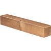 levandeo Mensola da parete in legno massiccio, 60 x 10 cm, colore rovere colorato, vintage, design rustico