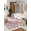 benuta Pop Tappeto Salotto Laury - Rosa 200x300 cm - Fibra sintetica - Rettangolare & Stile: Vintage - Per camere da letto, sale da pranzo, soggiorni - facile da pulire