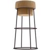 ZStyle Sgabello Bouchon Tappo Bottiglia In Sughero e Metallo - Champagne - Spumante - Originale Domitalia -Gabbietta - Moderni - Design - Bar Vino Enoteca (L 40 x P 40 x H 76 cm, Ruggine)