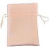 Generico 10 Sacchetti portaconfetti Porta Confetti 10x13 cm in Cotone Vari Colori (Salmone)