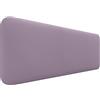 DHOME Testata Imbottita Liscia Arrotondata in Similpelle per Parete Acustica Testate Fonoassorbenti Testiera Letto Camera da Letto (Lilla, 160cm)