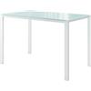 Vicco Tavolo da pranzo Grand, Bianco, 120 x 70 cm
