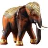APMOE Elefante Statua Decorativa da Interno Legna, Decorazioni Casa Statuette Decorative Elefante Portafortuna Soprammobili Moderni Salotto Home Decorazione Casa
