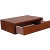 HOMSFOU Organizzatore da Scrivania in Legno Design a Cassetto, Scatola Portaoggetti Minimalista per Ufficio e Casa, Resistente per Uso lungo Termine