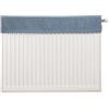 Cozomiz Copertura Antipolvere per Radiatore Riscaldante, Lavabile per Casa, Termosifone 60cm L x 10cm La Blu