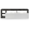 Web Convenienza Mobile TV con Anta a Ribalta - Made in Italy - Mobile Televisore con Anta Contenitore Collezione Hamburg per Soggiorno Cucina Sala da Pranzo Mobile Design moderno, Bianco e Ossido