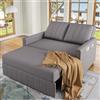 Trdlpyn Divano letto con funzione letto, 180 x 127 cm, schienale regolabile, divano letto a 2 posti per la casa o i dormitori