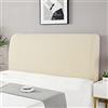 Timizi Copri Testata Letto Matrimoniale 1.8m(170-190cm), Antipolvere Lavabile Avvolto a 360° Cover Testata Letto Universale, per Decorazione Camera - Beige