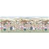 PENSIERI DELICATI Passatoia 52x150 cm, Realizzata in Cotone e PVC, Made in Italy, Passatoia Lavabile In Lavatrice A 40°, Fantasia Poie