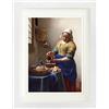 1art1 Johannes Vermeer Poster La Lattaia, 1658-1660 Quadro in Cornice con Pregiato Passepartout | Immagini A Parete | in Una Cornice 40x30 cm