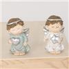Doni Bomboniere 12pz BOMBONIERA Nascita Bambini STATUINA ANGIOLETTO Maschio Femmina Magnete SEGNAPOSTO RICORDINI Fai da Te CONFETTATA Gadget PENSIERINO ECONOMICHE Originali