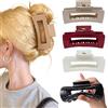 XPEX 4 Pezzi mollette capelli donna accessori capelli Mollettone Capelli Donna Grandi, Ciappo per Capelli Antiscivolo Resistenti per Donne Ragazze