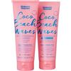 Umberto Giannini Coco Beach Waves - Shampoo idratante al cocco senza solfati 250 ml e balsamo nutriente 250 ml - Rivitalizza i capelli secchi e danneggiati dal sole