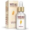 Ghzste White Rice Whitening Siero Idratante Anti Rughe Anti Aging Cura del viso per la rimozione delle linee sottili Donne
