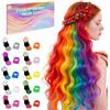 BUTBU Gessetti Colorati per capelli, 10 Lavabile Lacca Colorata per Capelli, Colore Capell Temporaneo, per Capelli per Adulti Bambino, Feste, Carnevale, Halloween, Natale e Cosplay DIY
