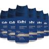 EVIN HOMME | Deodorante Uomo Spray 72H Extreme, Fragranza Agrumi, Lavanda, Legno di Cedro, Regola la Traspirazione per 72h, 6x150ml