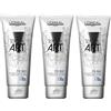 L'Oréal Paris L'Oreal Fix Max Gel, 3 da 200 ml Tecni.art, gel styling per tenuta ultra potente