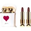 Generic Set di trucco per labbra, impermeabile, duraturo, velluto, idratante, macchia per labbra, auricolari, bicolore, lucidalabbra, tazza antiaderente, set regalo di trucco per labbra per ragazze UUf383