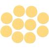 LOLIPPYY Spugna Viso Trucco e Detergenza 10 Pezzi Giallo Morbida | Cellulosa, Rimozione Make Up e Pulizia Quotidiana, Adatta a Uso Giornaliero, Set Compatto
