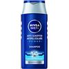 NIVEA MEN Shampoo antiforfora Power (250 ml), efficace shampoo per capelli con estratto di bambù, shampoo per la cura libera fino al 100% dalla forfora visibile