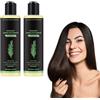 VKaoess Shampoo al rosmarino e cheratina idrolizzata - Shampoo ispessente - Shampoo per la crescita dei capelli al rosmarino biologico per capelli diradati - Capelli dall'aspetto sano, 100ml (2 bottiglie)