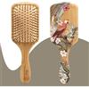 2EASY Spazzola in Legno di Bamboo Districante, Spazzola per Capelli, Per Capelli Ricci, Lisci e Fini, Professionale, Donna, Spazzola districante, Spazzola Biodegradabile, Antistatica (Quadrata Big)