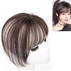 Mrisata Frangia Clip Capelli Veri, Naturali Frangetta Air Bangs French Bangs Frangia Extension Clip Capelli Veri Cura Capelli Donna
