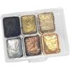 Generic Vernice a solidi per nail art Pittura ad acquerello Pigmento per unghie solido per tintura di nail art domestica, stile c