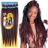 Ser Mulher Capelli SUPER JUMBO PREMIUM Braid per Treccine Africane PESO: 522g, LUNGHE: 65cm Pre-Stretched - Hair Braiding Extension, Anellini per Styling COMPRESI, (Brown Chocolate, 65 cm)