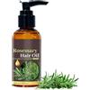 TUOSHITONG Olio per capelli al rosmarino - Olio rinforzante per capelli secchi, danneggiati, crespi e ricci. Leggero, per una lucentezza brillante, idratazione, forza e riparazione, olio per capelli nutriente