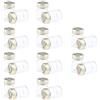 Sharplace 20pcs Contenitori Vuoti di Fiale Sterili Sigillati per Beauty Clinic Ideale per Liquidi, Panna, Polvere - Chiaro, 3ml