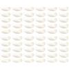 Agatige 60pcs Palle Esfolianti di Rimozione del Baco da Seta, Palle del Detergente Facciale per le Spugne Facciali Sane di Massaggio del Viso di Scrub per Cura Della Pelle Sana