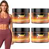 WRANBAO Crema Flash Hot Energy per 7 giorni, crema flash, creme hot sweat cremes, Advanced Hot Sweat Firming Body Creams, pelle rassodante, idratante, per pancia, vita, gambe, braccia e cosce (4 pezzi)