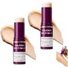 Generico Calcium Multi Balm,Balsamo Multiuso Al Calcio,Balsamo Multi Rughe,Stick Volumizzante Antirughe,Stick Idratante Al Collagene,Idratante e Rassodante,Adatto a Occhi,Collo,Viso (2 pz, 9g)