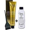 Bellezza Set Colorazione Capelli 100 ml Oro Therapy + ossidante 20 volumi 150 ml+ Pennello - (5.606)
