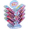 Generico Joygum Lipstick Laser Lecca Lecca a Forma di Rossetto 5,9g con Luce Lampeggiante (24PZ)